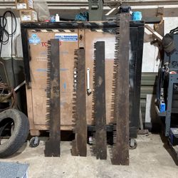 Antique Vintage Drag Saw Blades