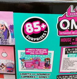 Lol Surprise OMG House of Surprises New Real Wood Dollhouse 85+ Surprises