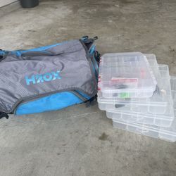 H2OX Fishing Bag And Tackle Boxes