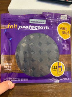 Furniture glides and felt pads