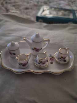 TINY VINTAGE CHINA TEASET
