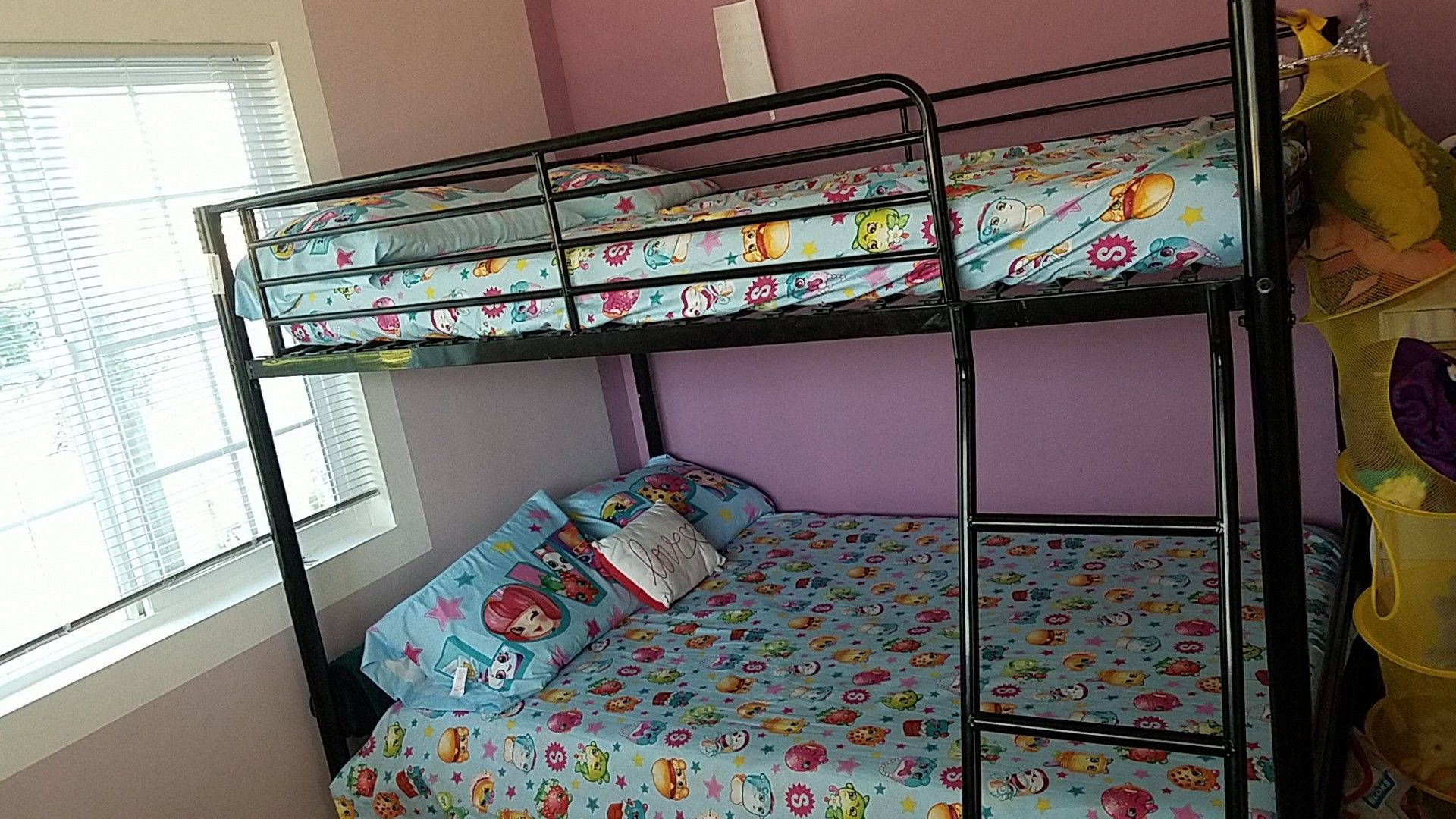 Metal bunk beds. Full over full