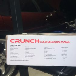 Fairly New Crunch Amplifier 