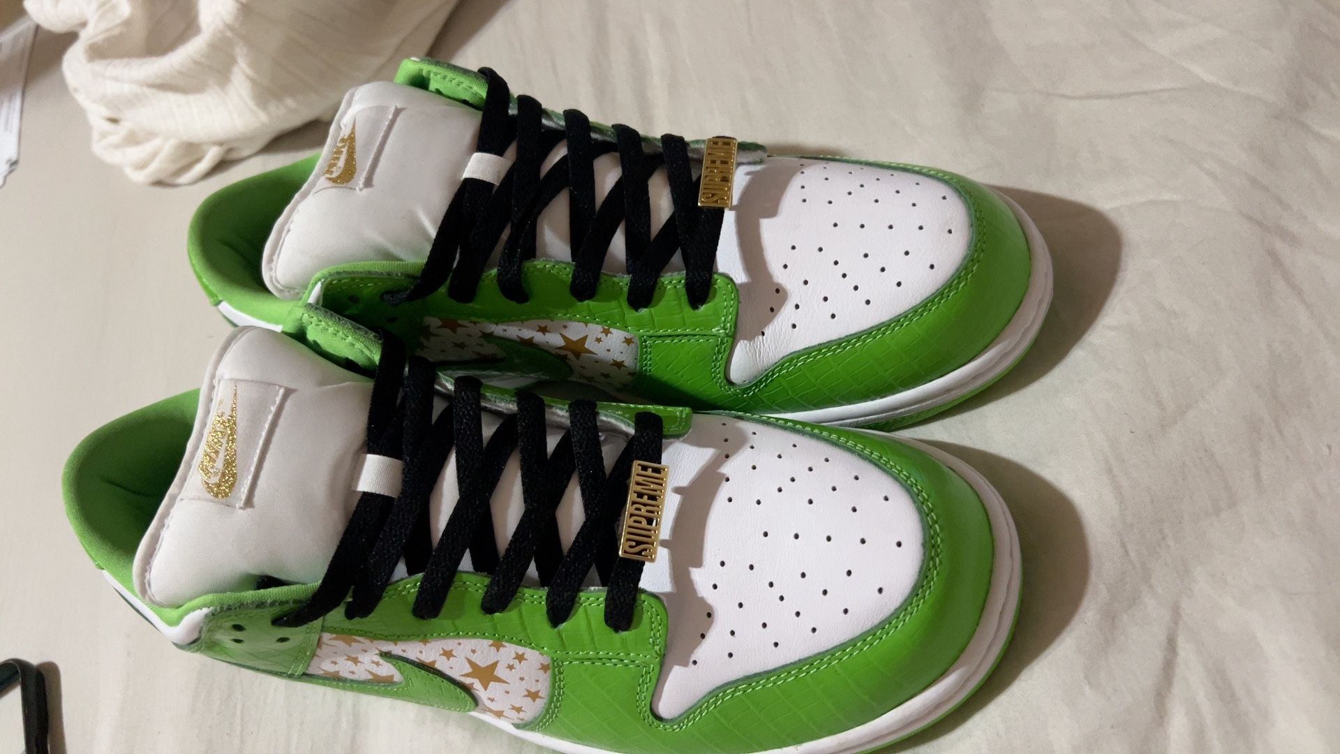 Nike SB Dunk Low Supreme Stars Mean Green | Authentic | Size 11.5