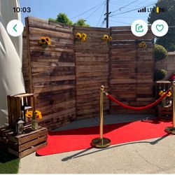 Wood Back Drop 