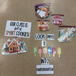 Classroom Holiday Themed Bulletin Board Decor 