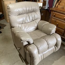 Faux-Leather Recliner