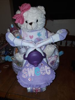 Diaper tricycle cake