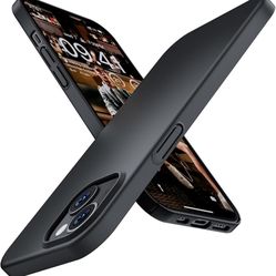 Slim Fit iPhone 15 Case, Ultra Thin Phone Case Compatible with Mag-Safe, Lightweight Anti-Scratch Matte Hard PC iPhone 15 Phone Case, Elegant Black