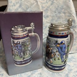 Avon 1984 “Great American Baseball” Ceramic Stein In Box