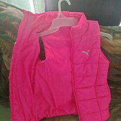Girl's pink vest