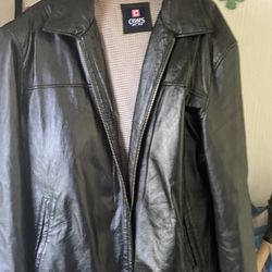 Ralph Lauren  Chaps Men’s New Black leather Jacket Size2x