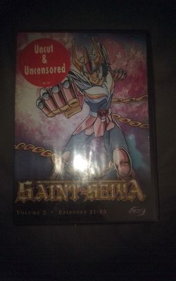 Vintage Saint Seiya Anime Volume 1, 2, 4, 5 & 6. Knights Of The Zodiac Volume 2