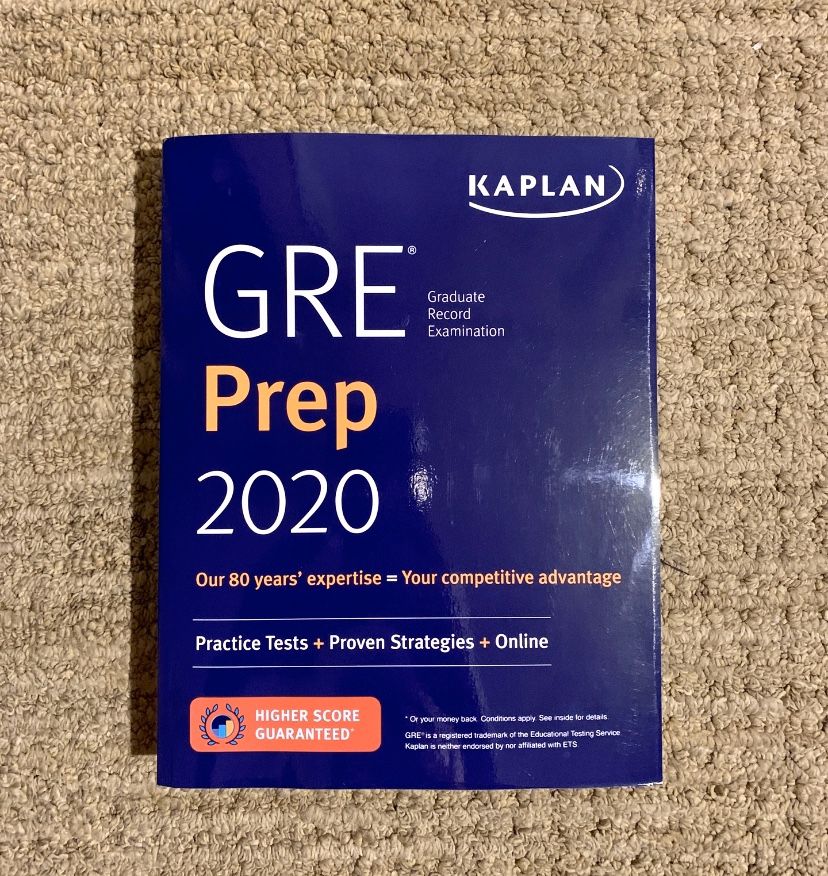 NEW 2020 GRE Prep Book