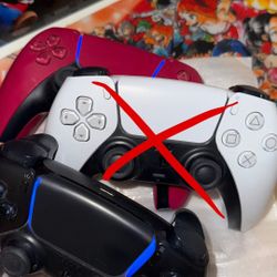 Ps5 Controllers And Games.