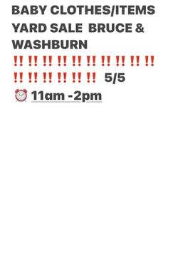 Huge Yard Sell Full Of Baby Items 