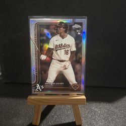 2025 Topps Chrome Update Nick Kurtz RC Rookie Sepia Refractor