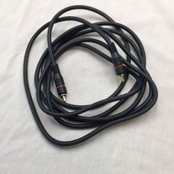 RCA cable single cable only. Gold tipped