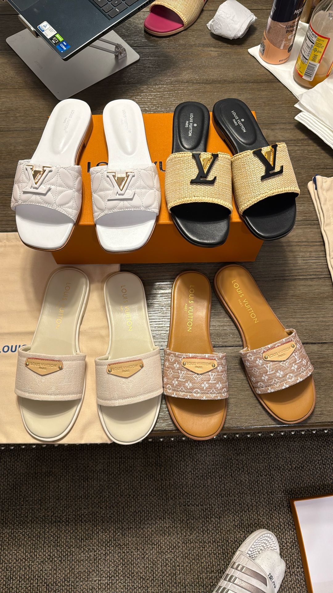 Louis Vuitton LV Flat Mule sandal Size 7 And 7.5