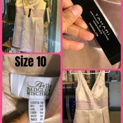Dusty Rose Formal Dress Size 10