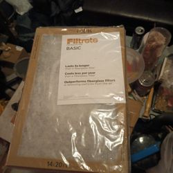 2 Pack Air Filters 14x20x1
