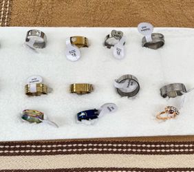 Woman and men’s rings