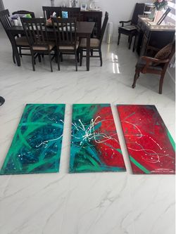 Painting on canvas