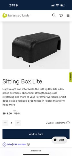 Pilates Box (6 For Sale, Price Is Listed As Each)