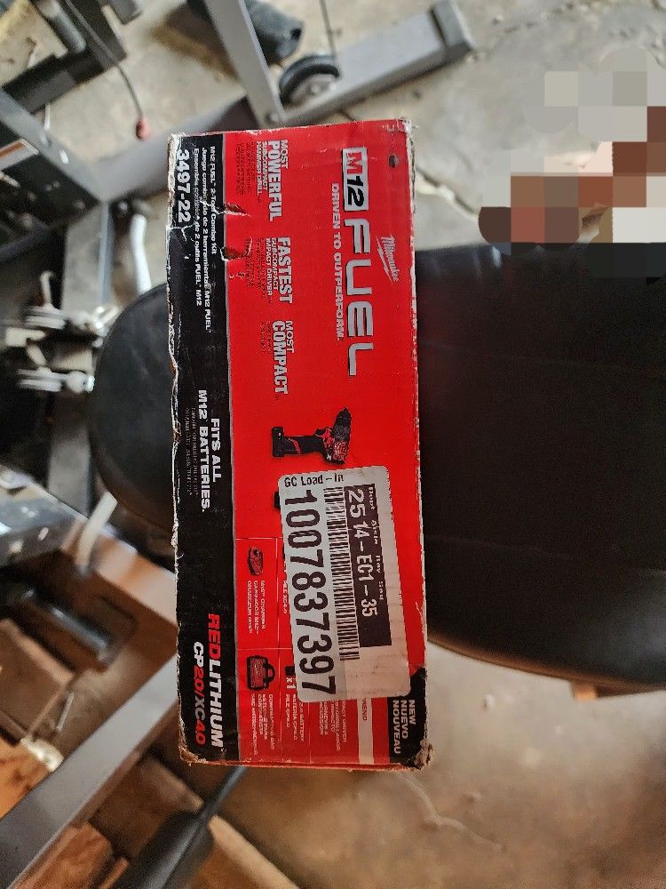 New Milwaukee 3497-22 M12 FUEL 12V Cordless Li-Ion 2-Tool Combo Kit NIB Sealed
