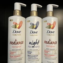 (PACK OF 3) DOVE BODY LOVE 💕 BODY WASH