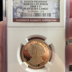 2008-S Martin Van Buren Presidential Dollar