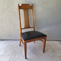 VINTAGE MCM 1920's SIDE CHAIR WITH ORIGINAL LABEL !
