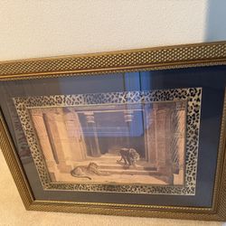 Wall Art-Temple Leopards