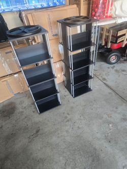Turntable cd rack