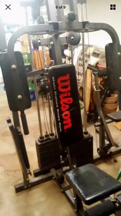 Wilson free outlet weight home gym