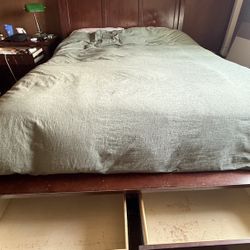 Free Queen Bed Frame With Drawers