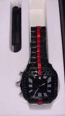 FX405- black & red watch
