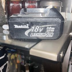 Makita 18 V 3.0 a H lithium battery