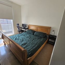 Ethan Allen Sleigh Bed