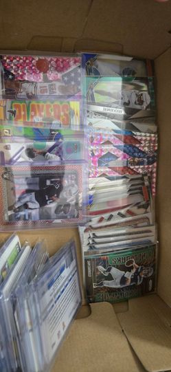 Sports Cards Shoebox full 200+ MLB NFL NBA