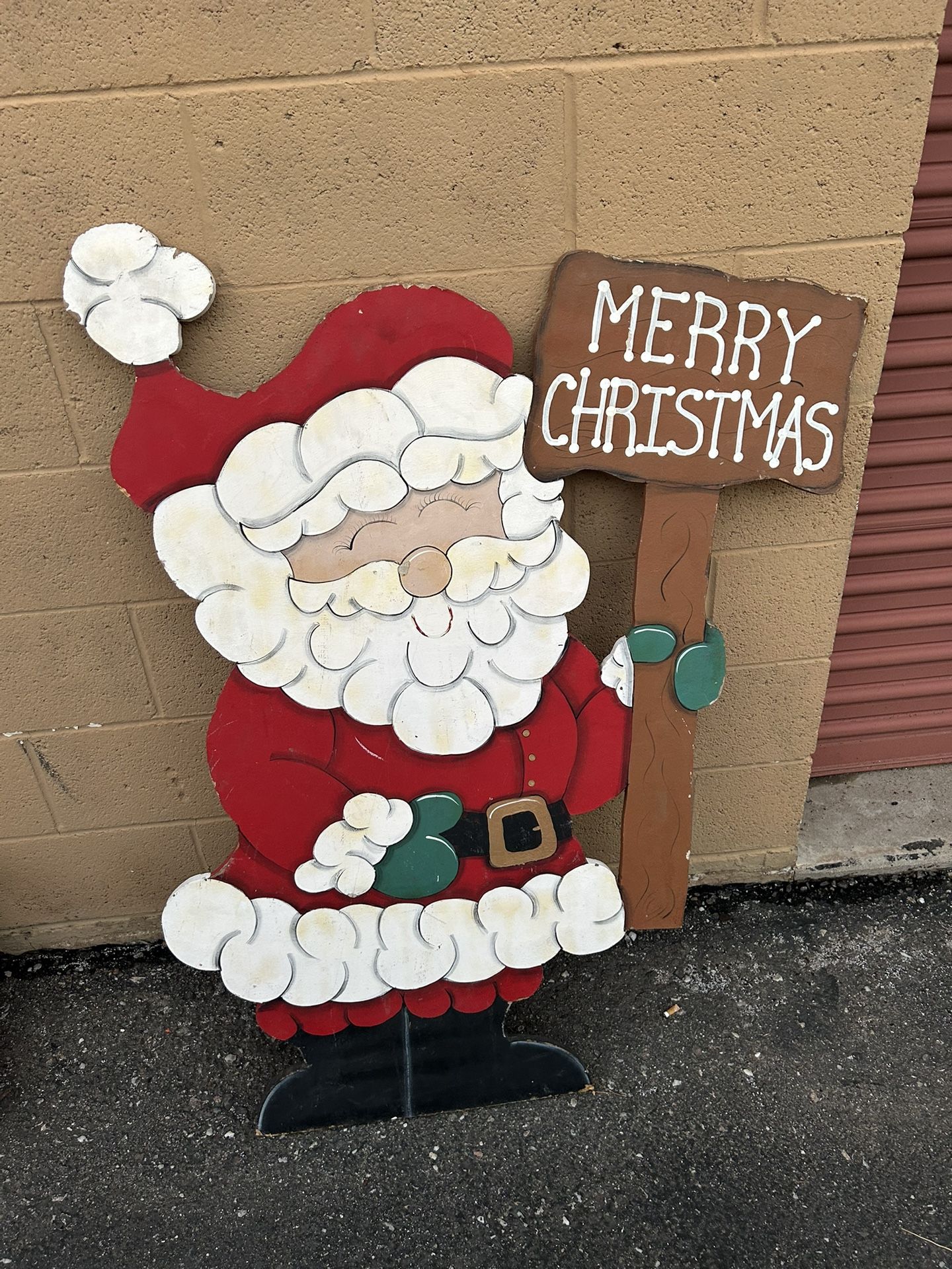 outdoor santa display 