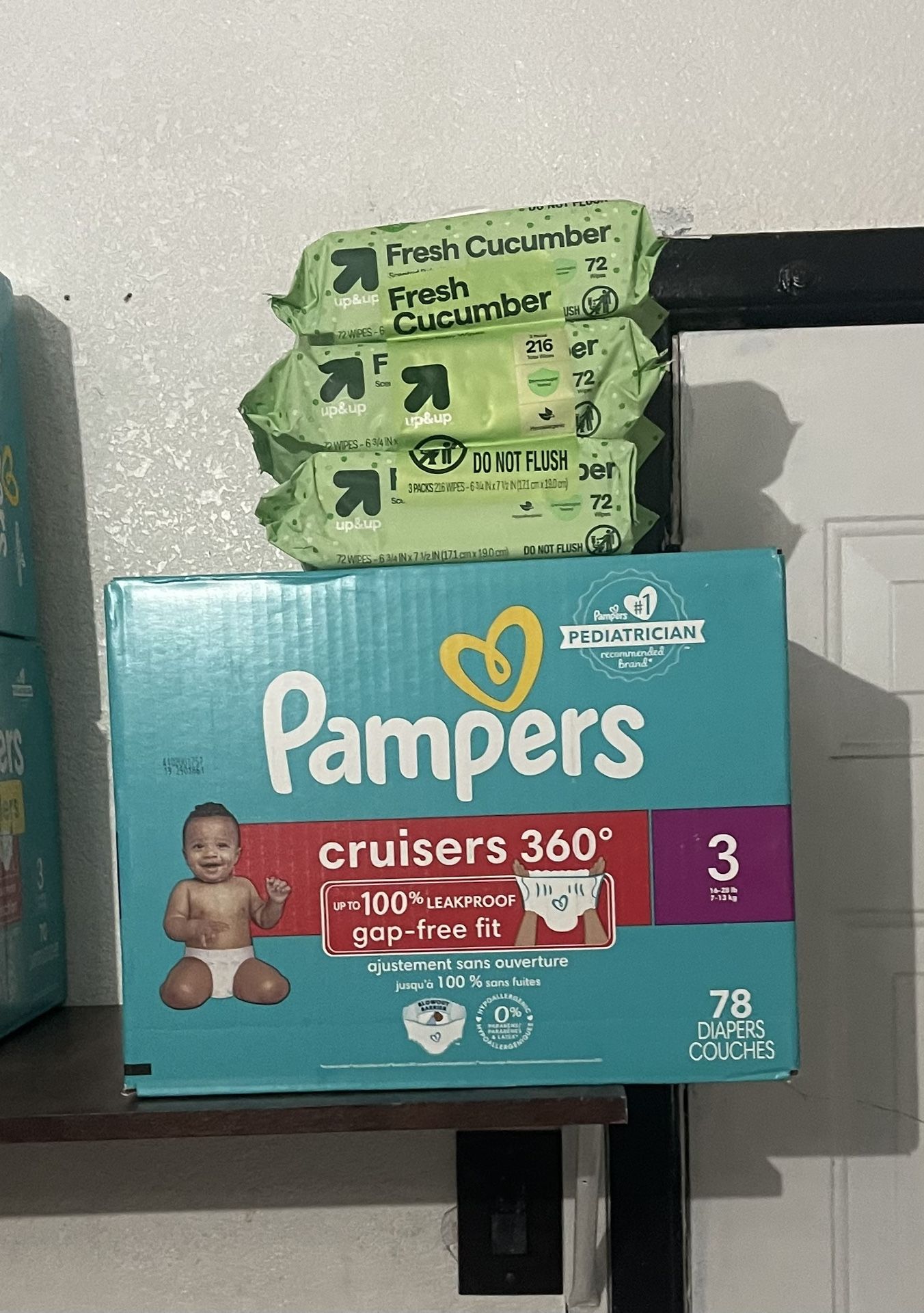 Pampers & Wipes(Up & Up)