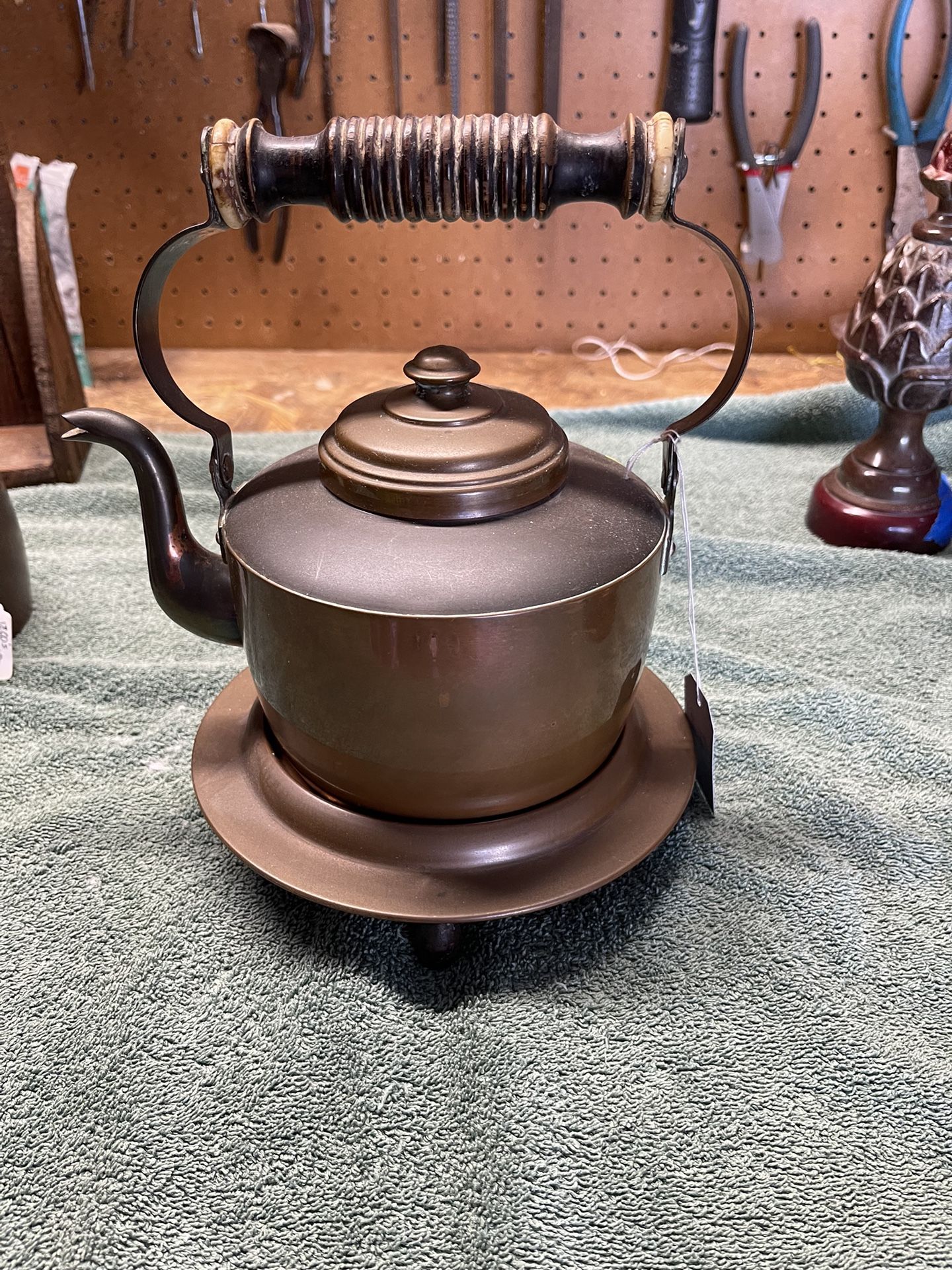 Vintage Tea, Kettle With Stand
