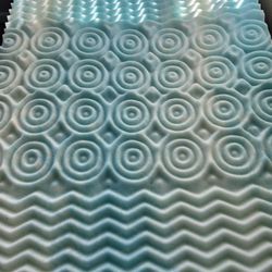 5 -Zone Swirl Gel Aerobes Foam Mattress Topper