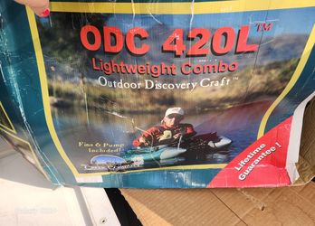 Never used. Creek Company ODC 420L Lightweight Combo Outdoor Discovery Craft