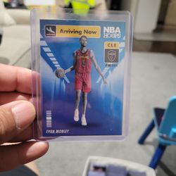 Evan Mobley N.B.A . HOOPS  ROOKIE  Arriving Early Basketball Card 