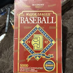 1992 sealed donruss packs