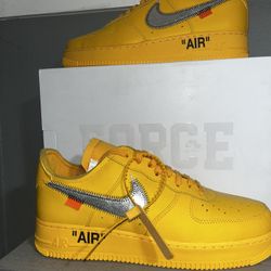 Off white Air Force 1 Lemonade Size 10