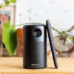Anker Nebula CAPSULE Mobile Mini Projector Android 100 ANSI Lumens 360°Sound Like New