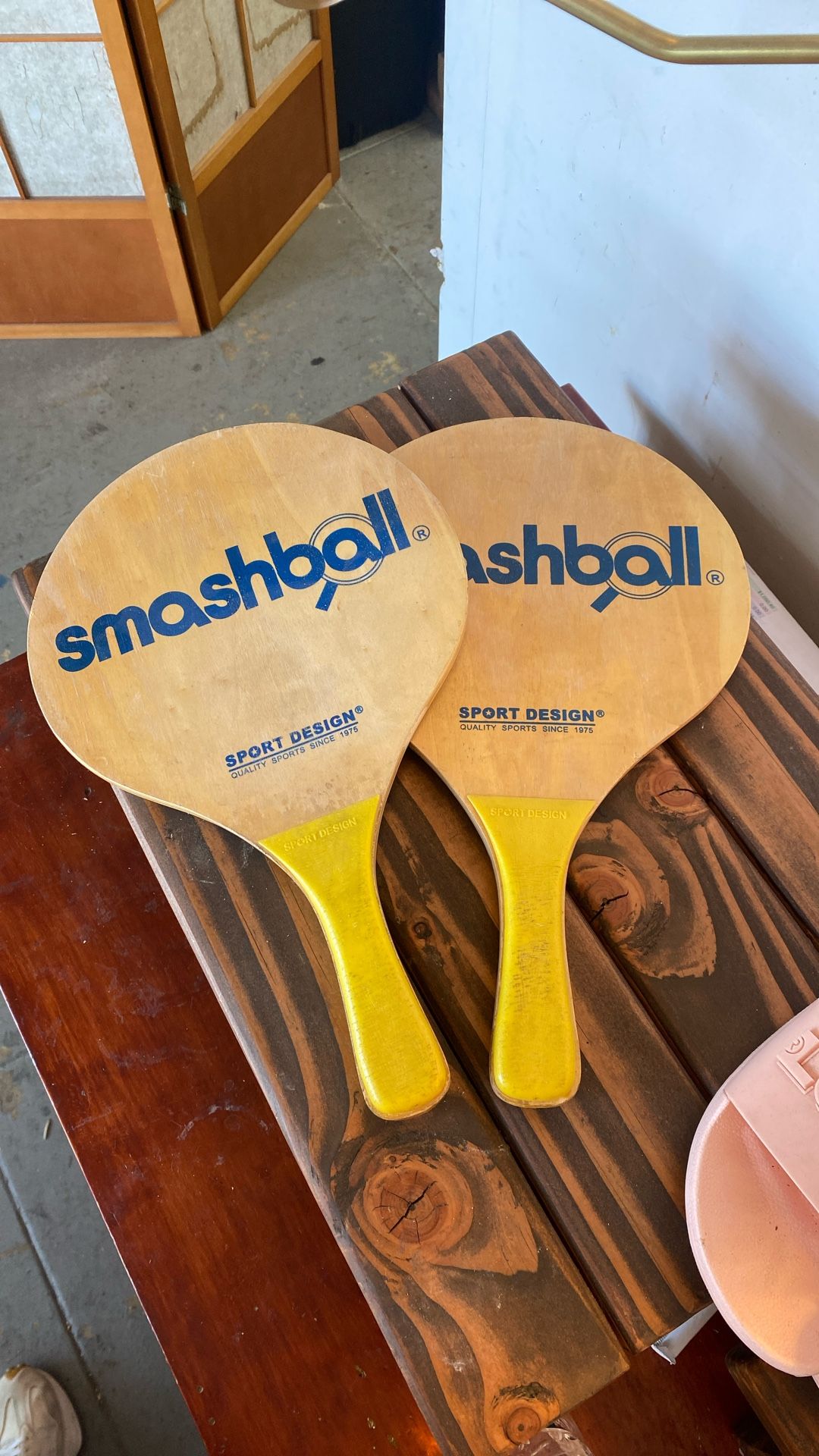 Smashball Pair of Professional Matkot Paddleball